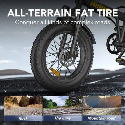Hidoes F3 Electric Bike Fat Tyre Commuter with Removable Battery up to 45 Km/h