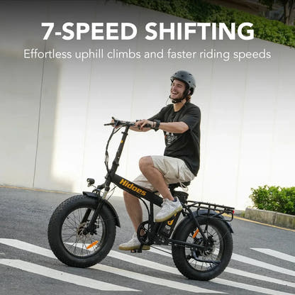 Hidoes F3 Electric Bike Fat Tyre Commuter with Removable Battery up to 45 Km/h