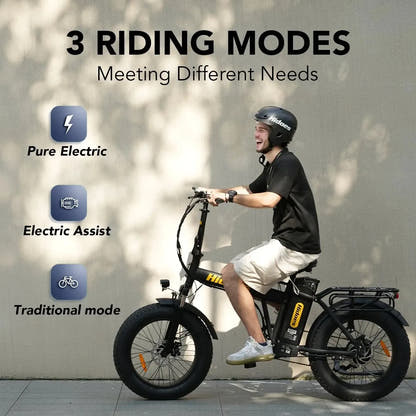 Hidoes F3 Electric Bike Fat Tyre Commuter with Removable Battery up to 45 Km/h