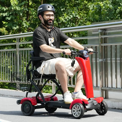 Hidoes P1 Foldable Electric Scooter with Seat and Removable Battery up to up to 20 Km/h