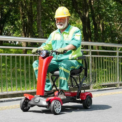 Hidoes P1 Foldable Electric Scooter with Seat and Removable Battery up to up to 20 Km/h