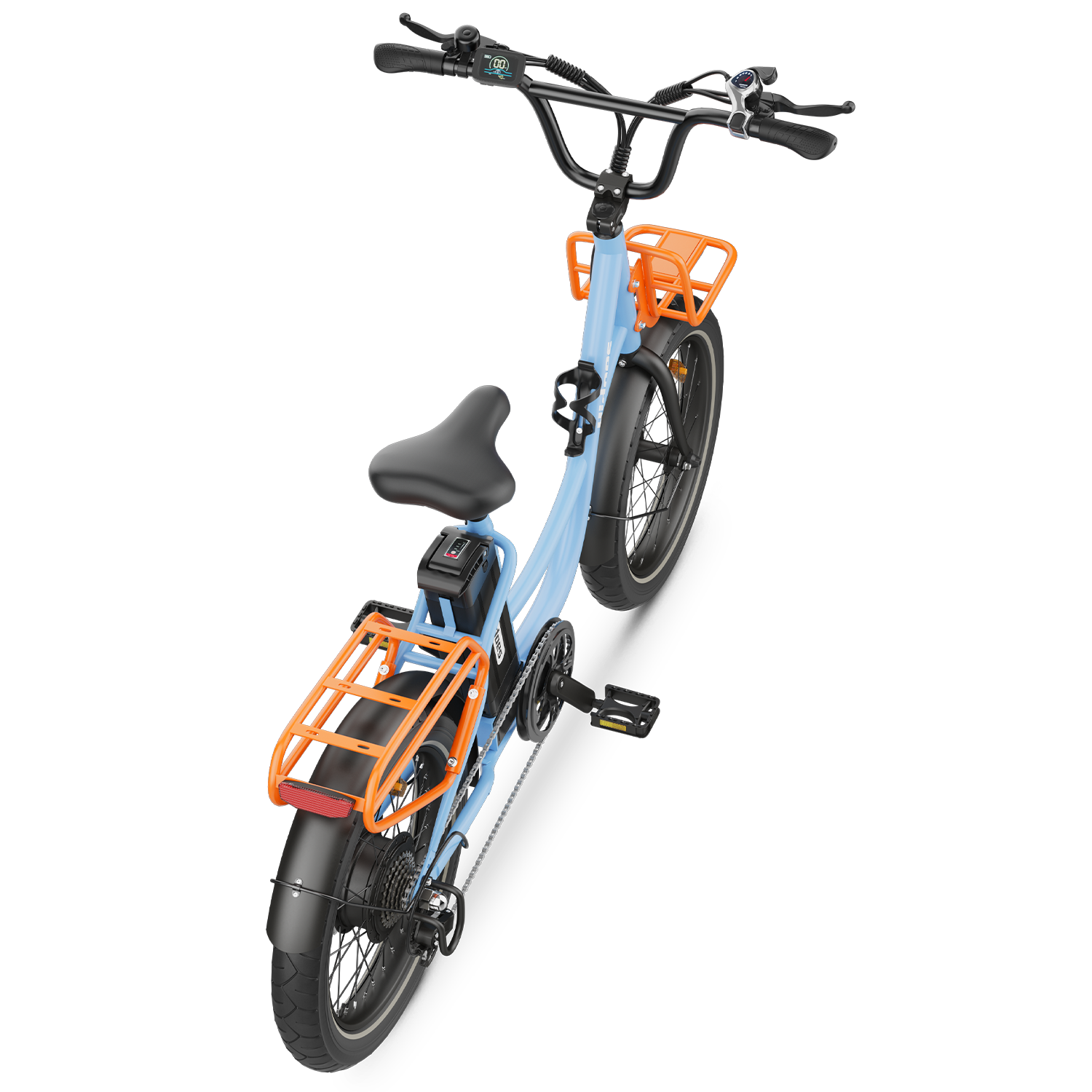 Hidoes C6 Folding Electric Bike – 250 W Rear Hub Motor, 36 V 13 Ah Battery, 20″×3.0″ Fat Tires, 18.6 mph (30 km/h) Top Speed, 18.6–21.7 mi (30–35 km) Range, 7-Speed Shimano Gears, Full Suspension Frame - 2025 Edition – Current Market Release