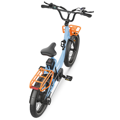 Hidoes C6 Folding Electric Bike – 250 W Rear Hub Motor, 36 V 13 Ah Battery, 20″×3.0″ Fat Tires, 18.6 mph (30 km/h) Top Speed, 18.6–21.7 mi (30–35 km) Range, 7-Speed Shimano Gears, Full Suspension Frame - 2025 Edition – Current Market Release