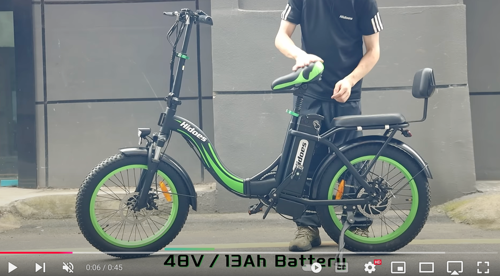 Load video: HIDOES C1 ELECTRIC BIKE