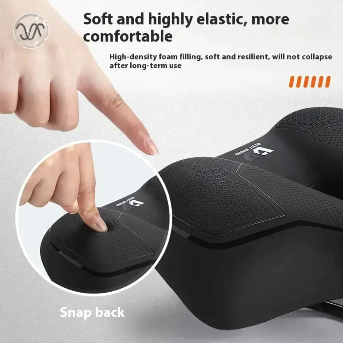 High Elastic Bike Saddle – Comfortable Shock-Absorbing Seat
