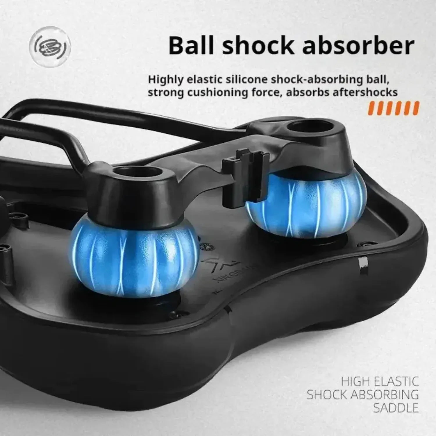 High Elastic Bike Saddle Comfortable Shock Absorbing Seat for Cycling