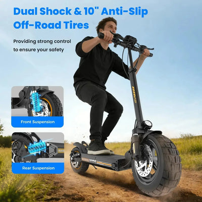 iScooter W9Air Electric Scooter Foldable Waterproof for Adults up to 45 Km/h
