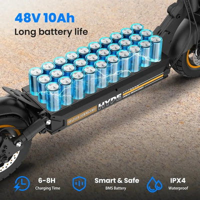 iScooter W9Air Electric Scooter Foldable Waterproof for Adults up to 45 Km/h