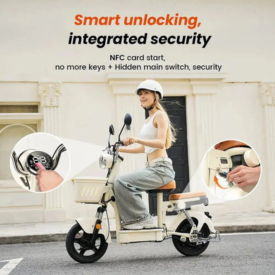 iScooter Y16 Electric Scooter Long Range Seated for Adults up to 45 Km/h