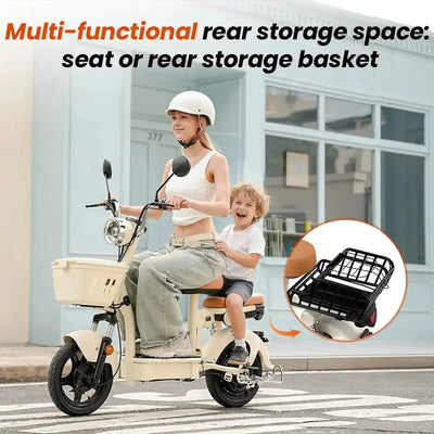 iScooter Y16 Electric Scooter Long Range Seated for Adults up to 45 Km/h