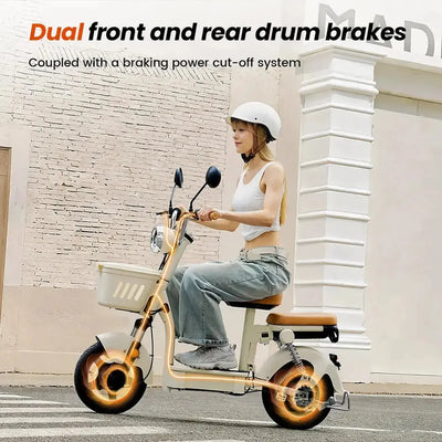 iScooter Y16 Electric Scooter Long Range Seated for Adults up to 45 Km/h