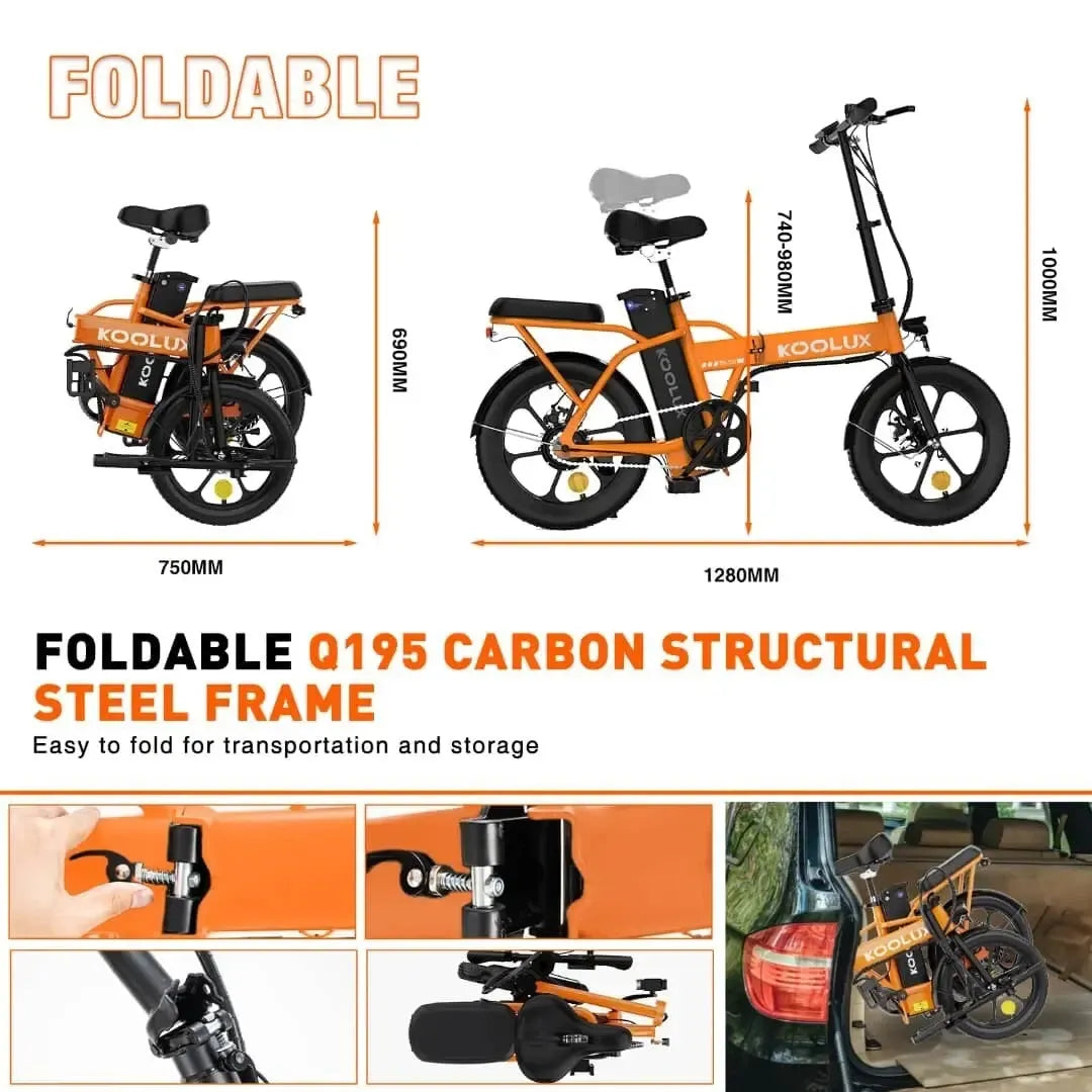 KOOLUX BK5S Folding Electric Bike