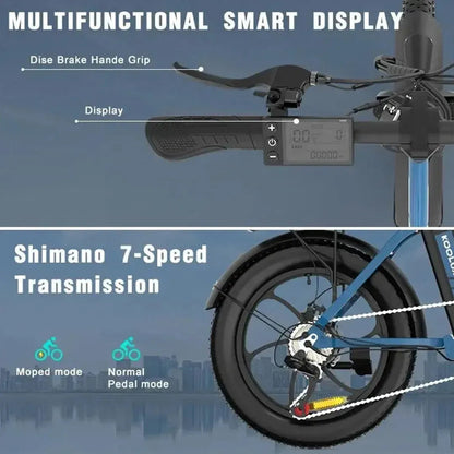 KOOLUX BK6 Foldable Electric Bike