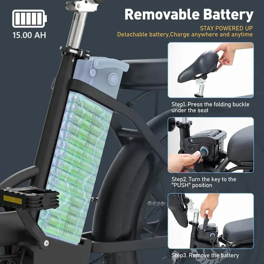 KOOLUX BK6 Foldable Electric Bike