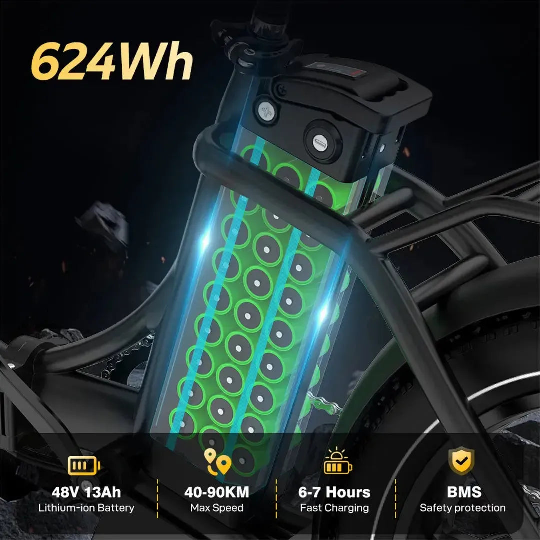 KOOLUX BK6S Foldable Electric Bike