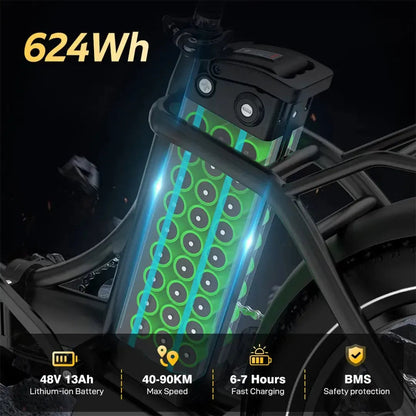 KOOLUX BK6S Foldable Electric Bike