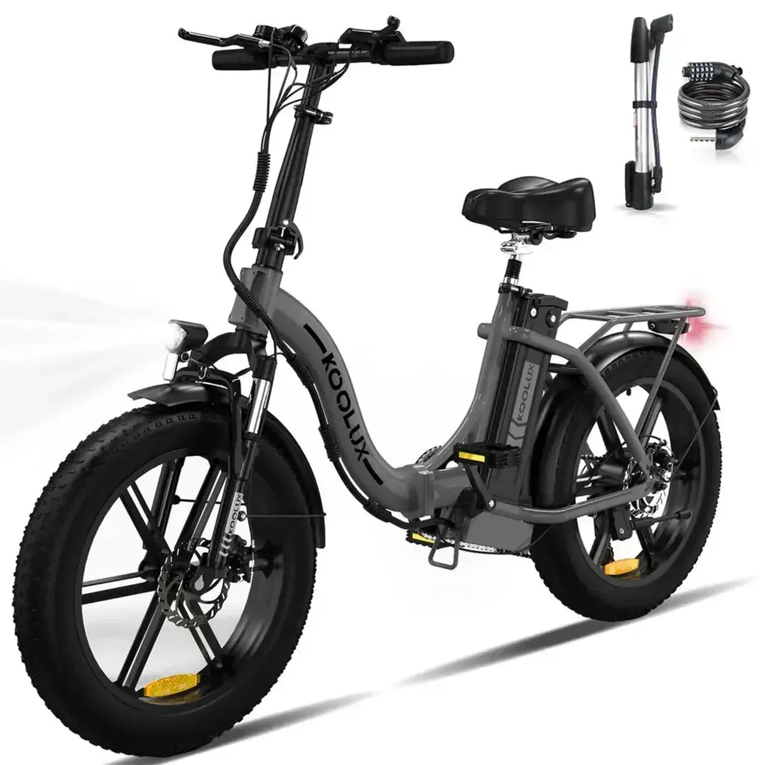 Koolux BK6S Foldable Electric Bike Fat Tyre Dual Battery Long Range up to 45 Km/h