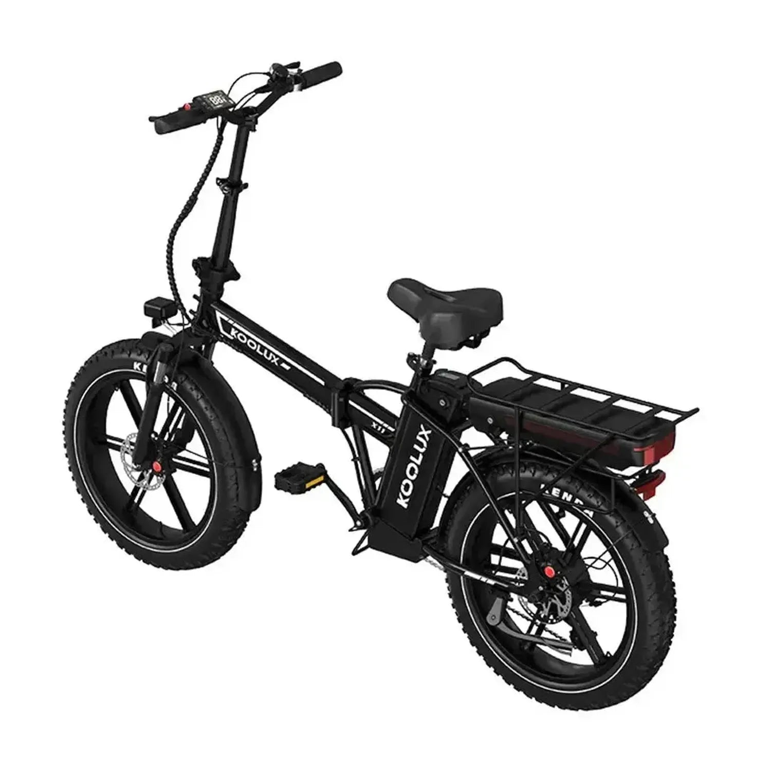 Koolux X11 Foldable Electric Bike Fat Tyre Dual Battery with Suspension up to 45 Km/h
