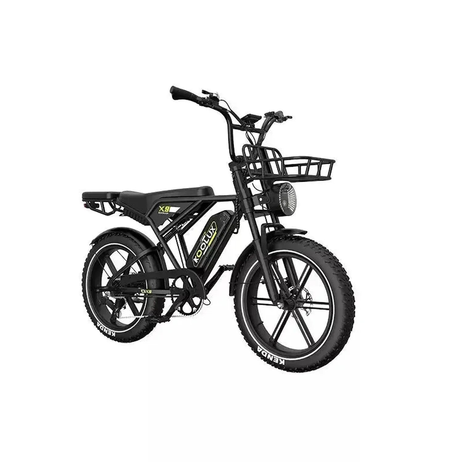 Koolux X11 Foldable Electric Bike Fat Tyre Dual Battery with Suspension up to 45 Km/h