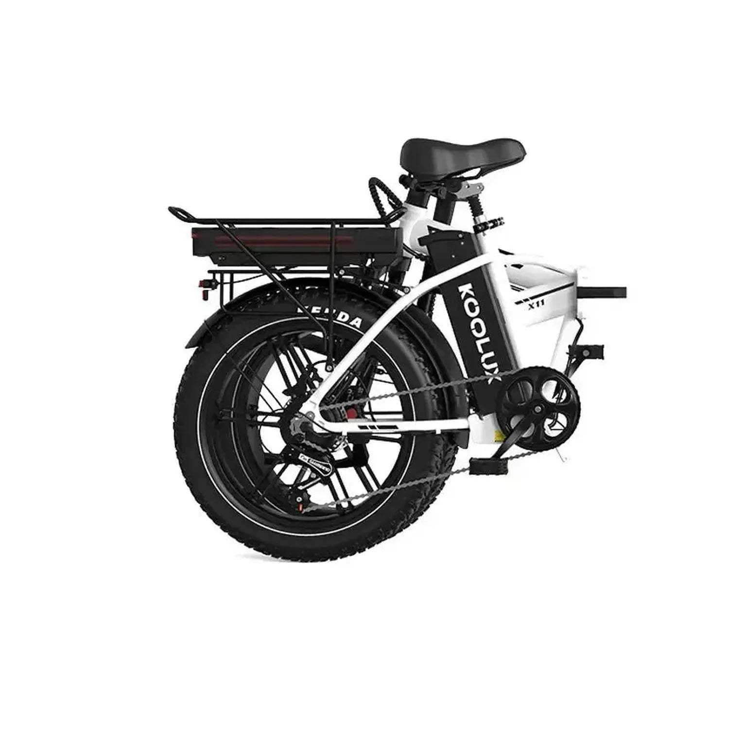 Koolux X11 Foldable Electric Bike Fat Tyre Dual Battery with Suspension up to 45 Km/h
