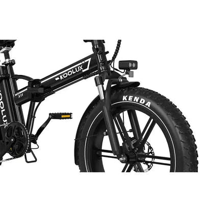Koolux X11 Foldable Electric Bike Fat Tyre Dual Battery with Suspension up to 45 Km/h