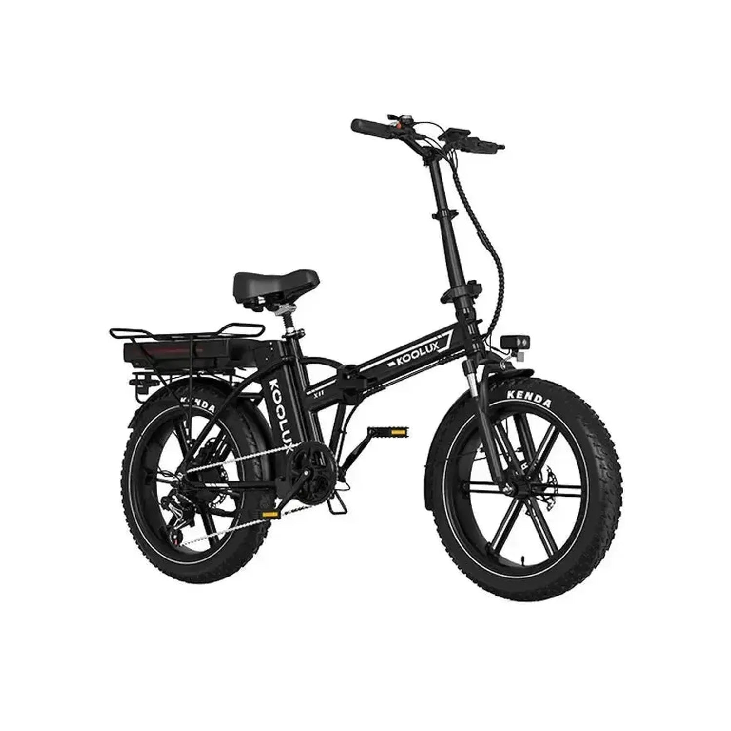 Koolux X11 Foldable Electric Bike Fat Tyre Dual Battery with Suspension up to 45 Km/h