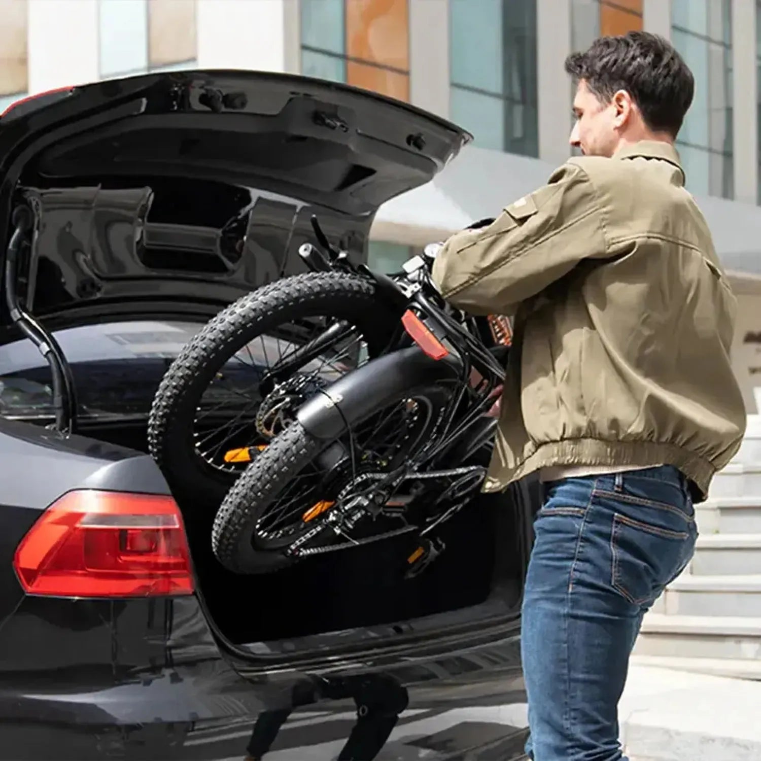Koolux X11 Foldable Electric Bike Fat Tyre Dual Battery with Suspension up to 45 Km/h