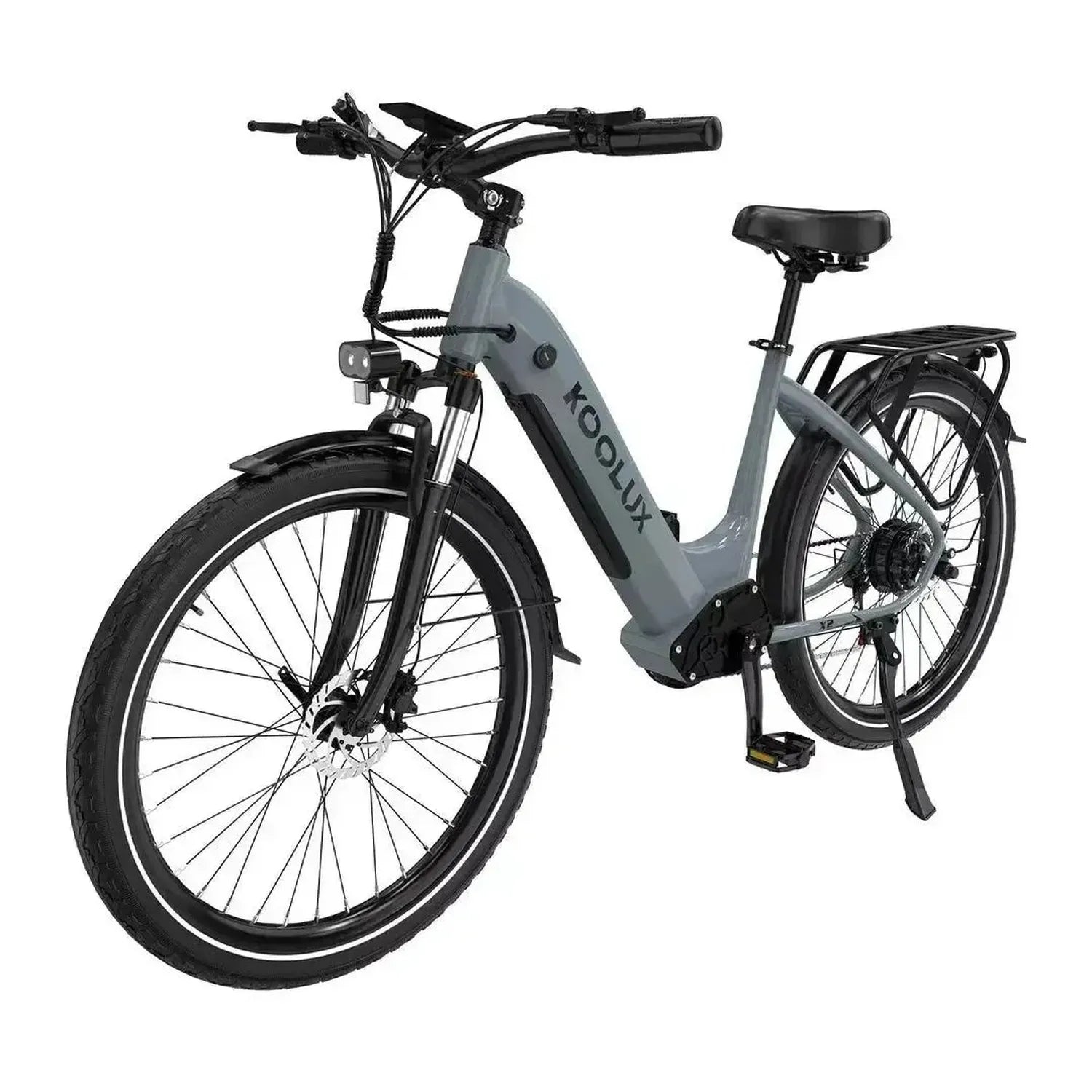 Koolux X2 Electric Bike Long Range Commuter with Suspension and Lights up to 45 Km/h