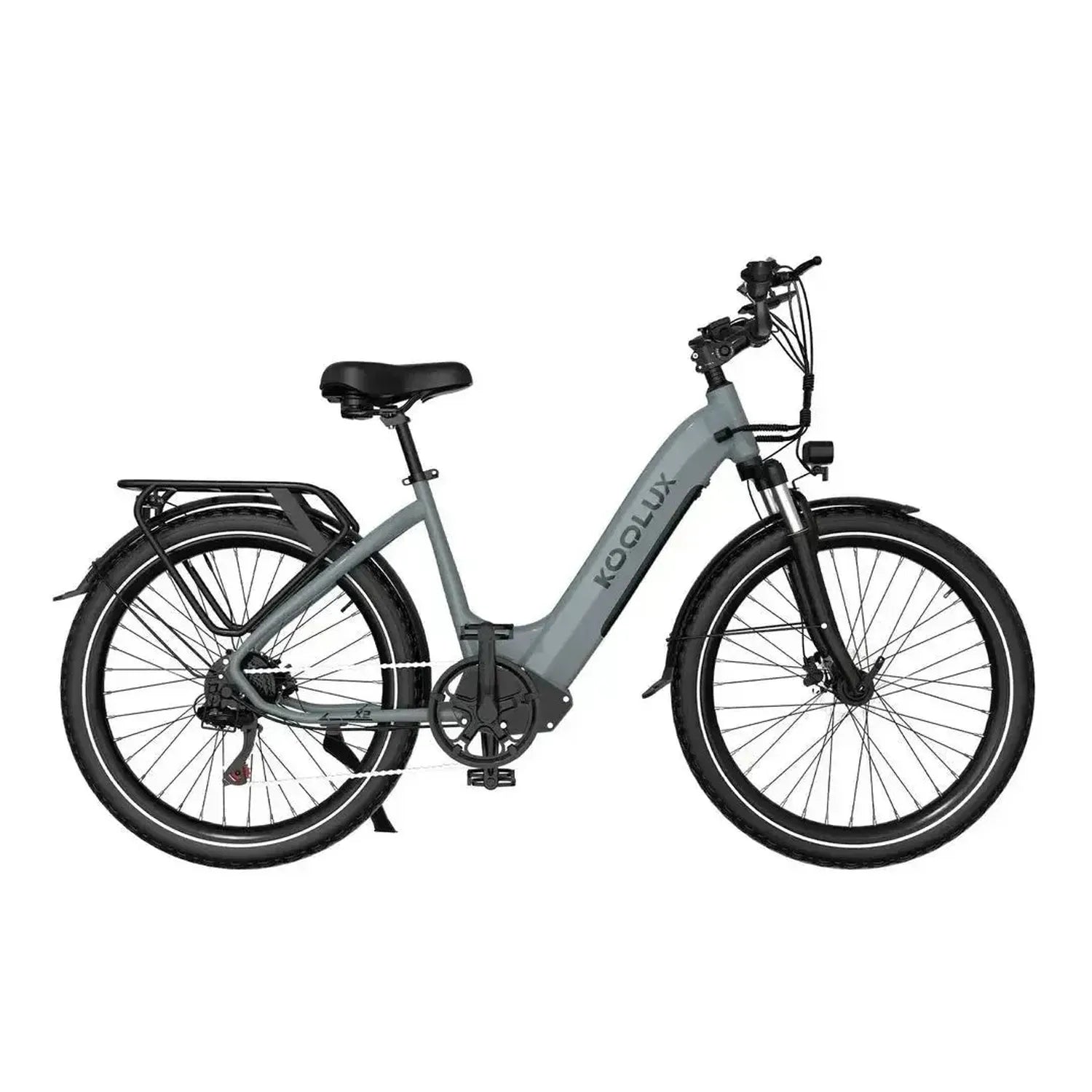 Koolux X2 Electric Bike Long Range Commuter with Suspension and Lights up to 45 Km/h