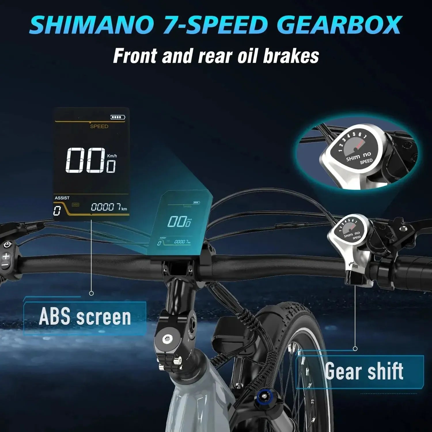Koolux X3 Electric Bike Long Range Commuter with Suspension and Lights up to 45 Km/h