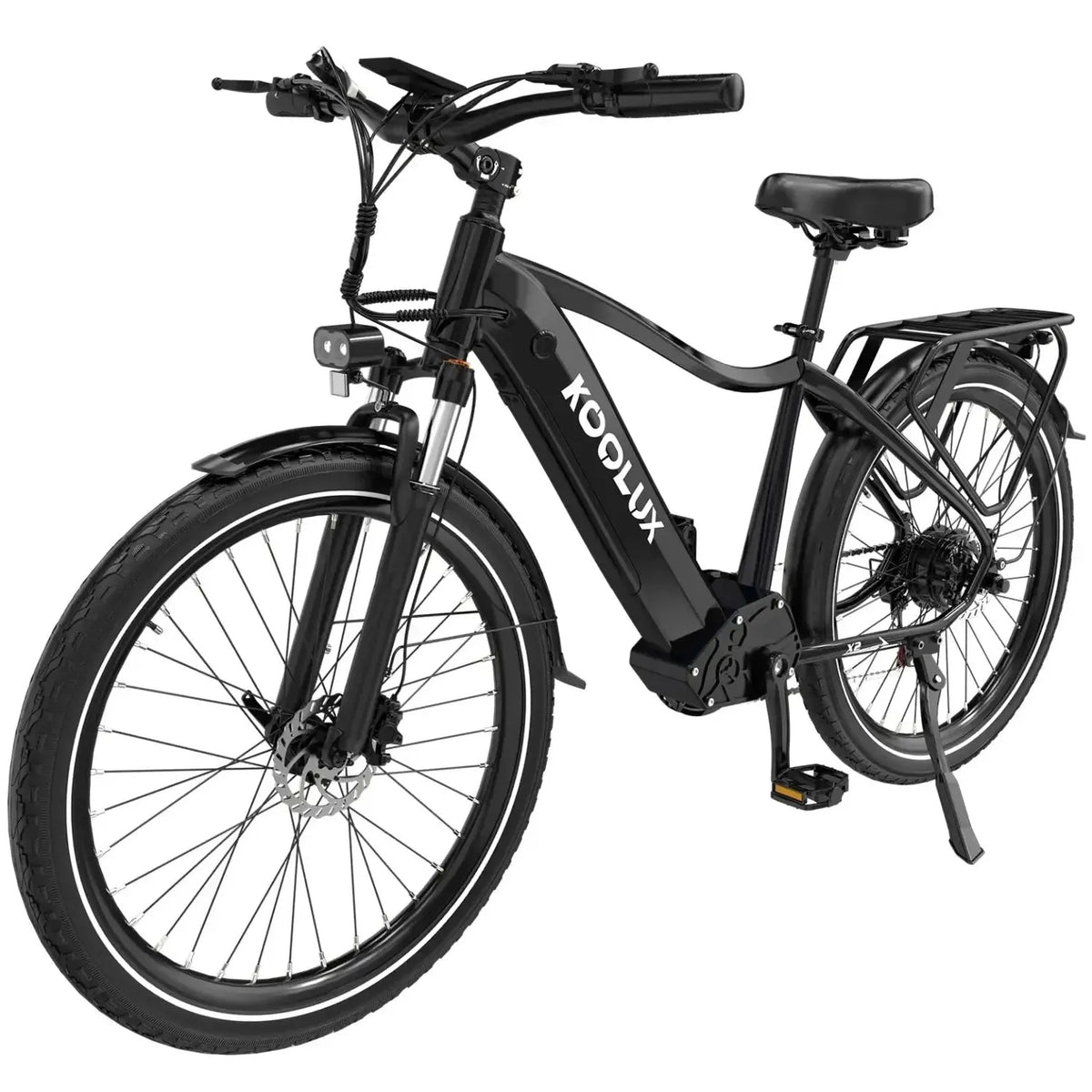 Koolux X3 Electric Bike Long Range Commuter with Suspension and