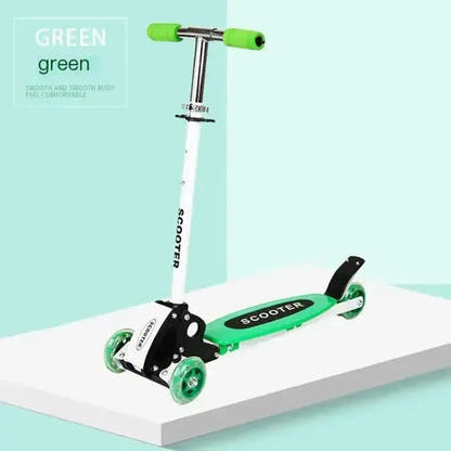 Kids 3 Wheel Balance Scooter Foldable Stable Ride for Ages 3 to 6