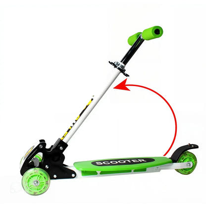 Kids 3 Wheel Balance Scooter Foldable Stable Ride for Ages 3 to 6