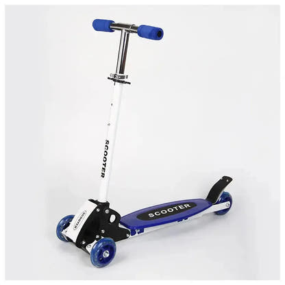 Kids 3 Wheel Balance Scooter Foldable Stable Ride for Ages 3 to 6