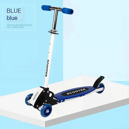 Kids 3 Wheel Balance Scooter Foldable Stable Ride for Ages 3 to 6