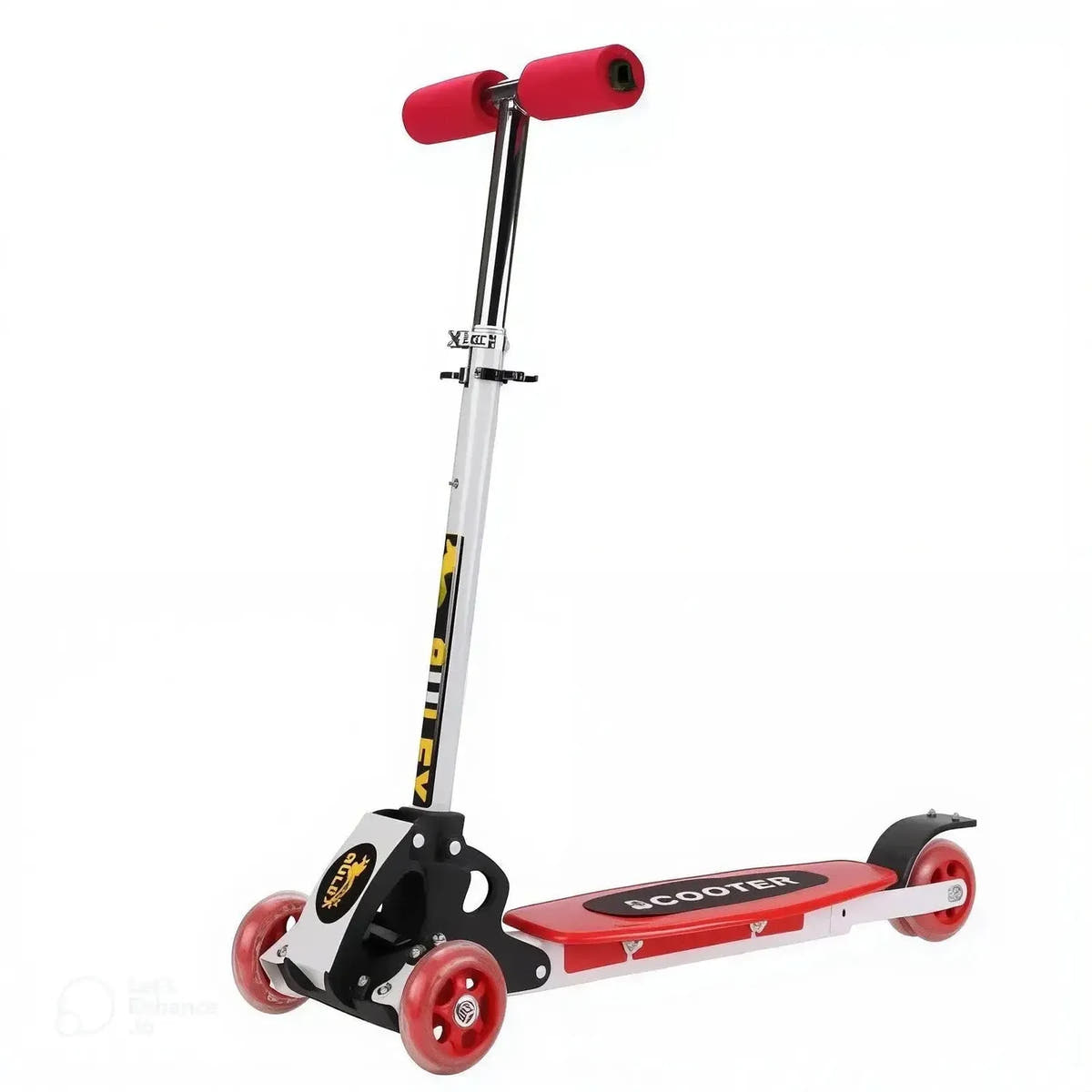 Kids 3 Wheel Balance Scooter Foldable Stable Ride for Ages 3 to 6