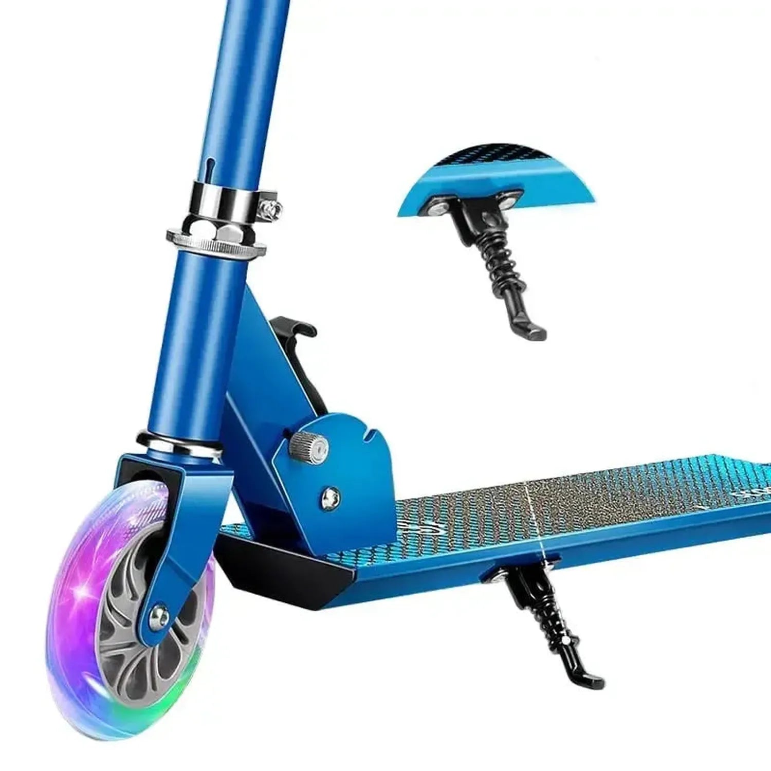 Kids Foldable Kick Scooter Lightweight 2 Wheel Ride for Ages 4 to 8