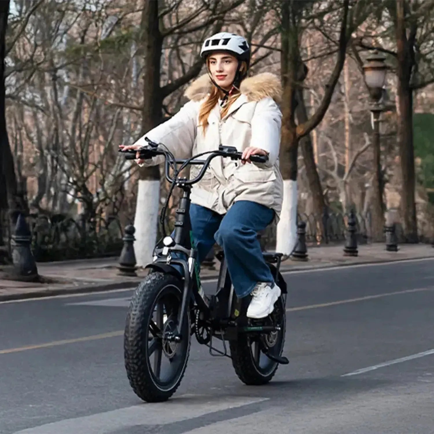 Koolux KL6S Foldable Electric Bike Fat Tyre Long Range with Suspension up to 40 Km/h