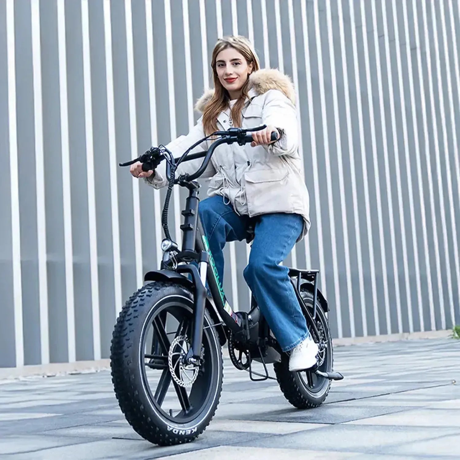 Koolux KL6S Foldable Electric Bike Fat Tyre Long Range with Suspension up to 40 Km/h