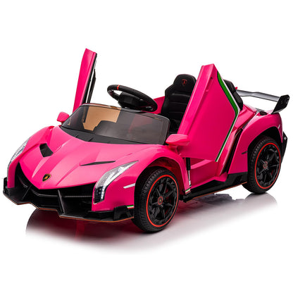 Lamborghini Veneno Kids Ride On Car 12V – Remote Control, Hydraulic Doors & LED Lights