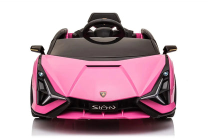 Licensed Lamborghini Sian 6V Kids Electric Ride-On Car with Remote, Opening Doors