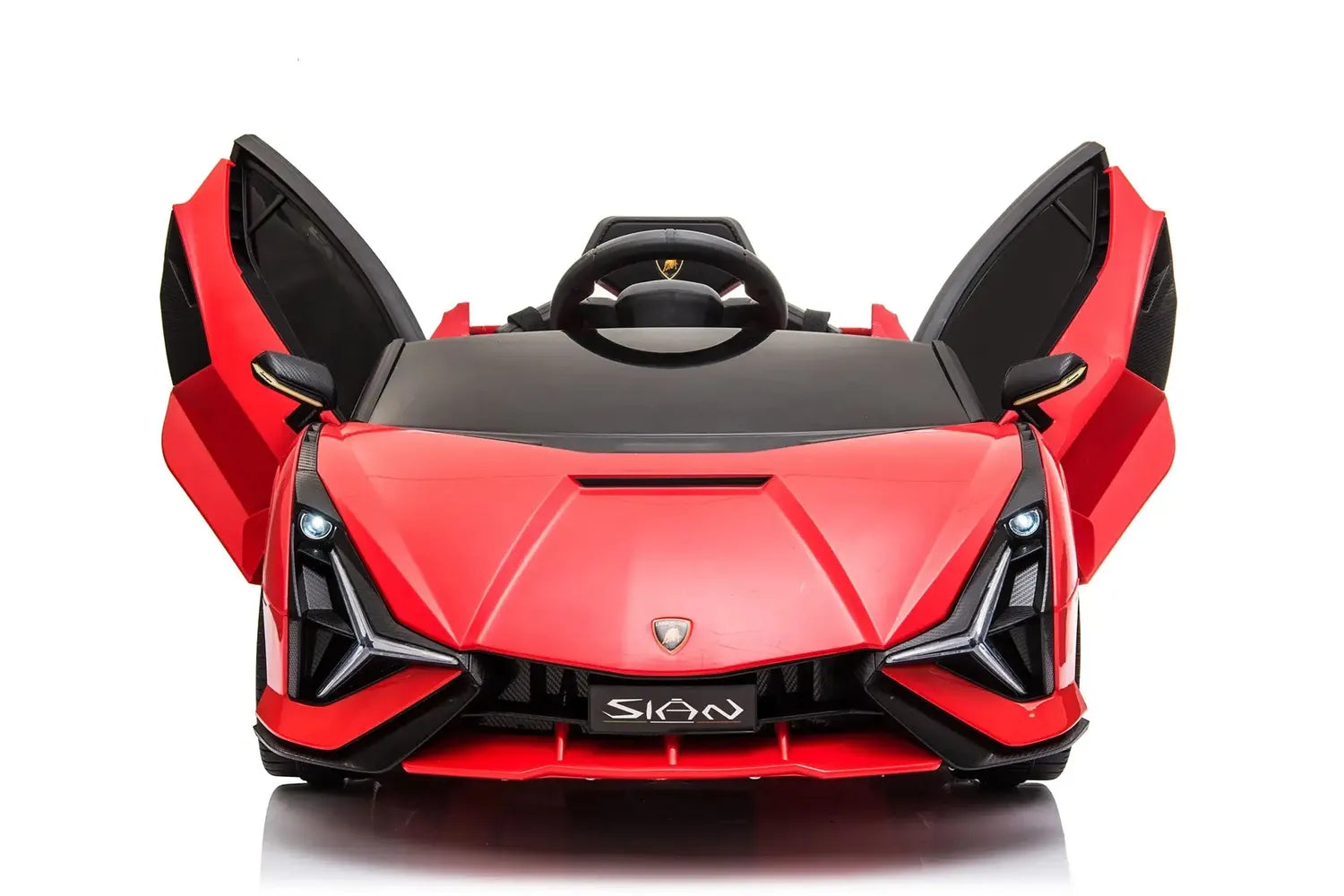 Licensed Lamborghini Sian 6V Kids Electric Ride-On Car with Remote, Opening Doors