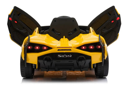 Licensed Lamborghini Sian 6V Kids Electric Ride-On Car with Remote, Opening Doors
