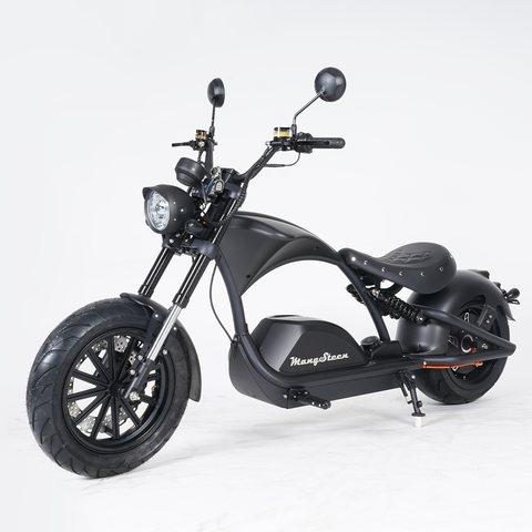 Mangosteen M1PS Knight Chopper Electric Scooter – 4000W Motor, 72V Battery, 80 km/h (≈50 mph) Top Speed, Fat Tires, COC Certified - Latest 2025 Model – Official Release