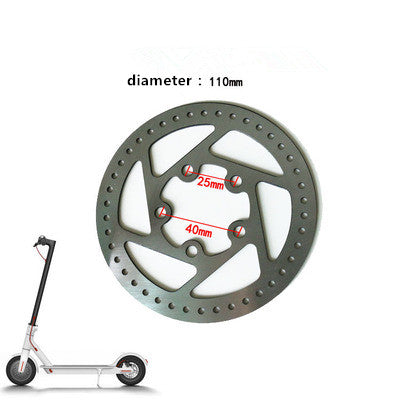 M365 Electric Scooter Disc Brake Plate – Silver Replacement Brake Rotor