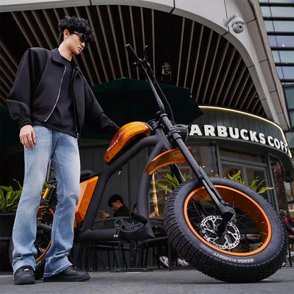 Mangosteen FT02 EEC Chopper Electric Bike