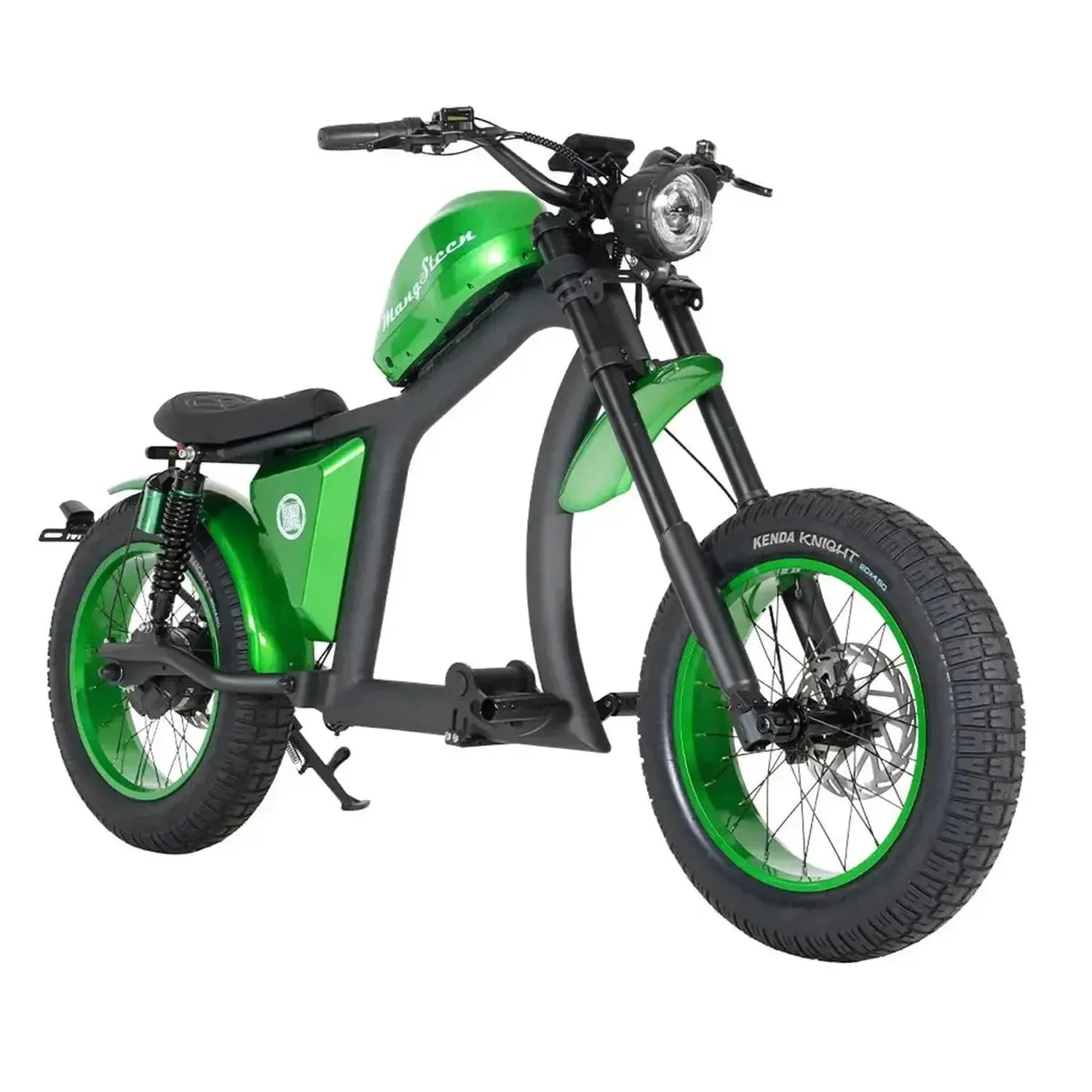 Mangosteen FT02 Electric Bike Chopper Style Long Range Cruiser up to 50 Km/h