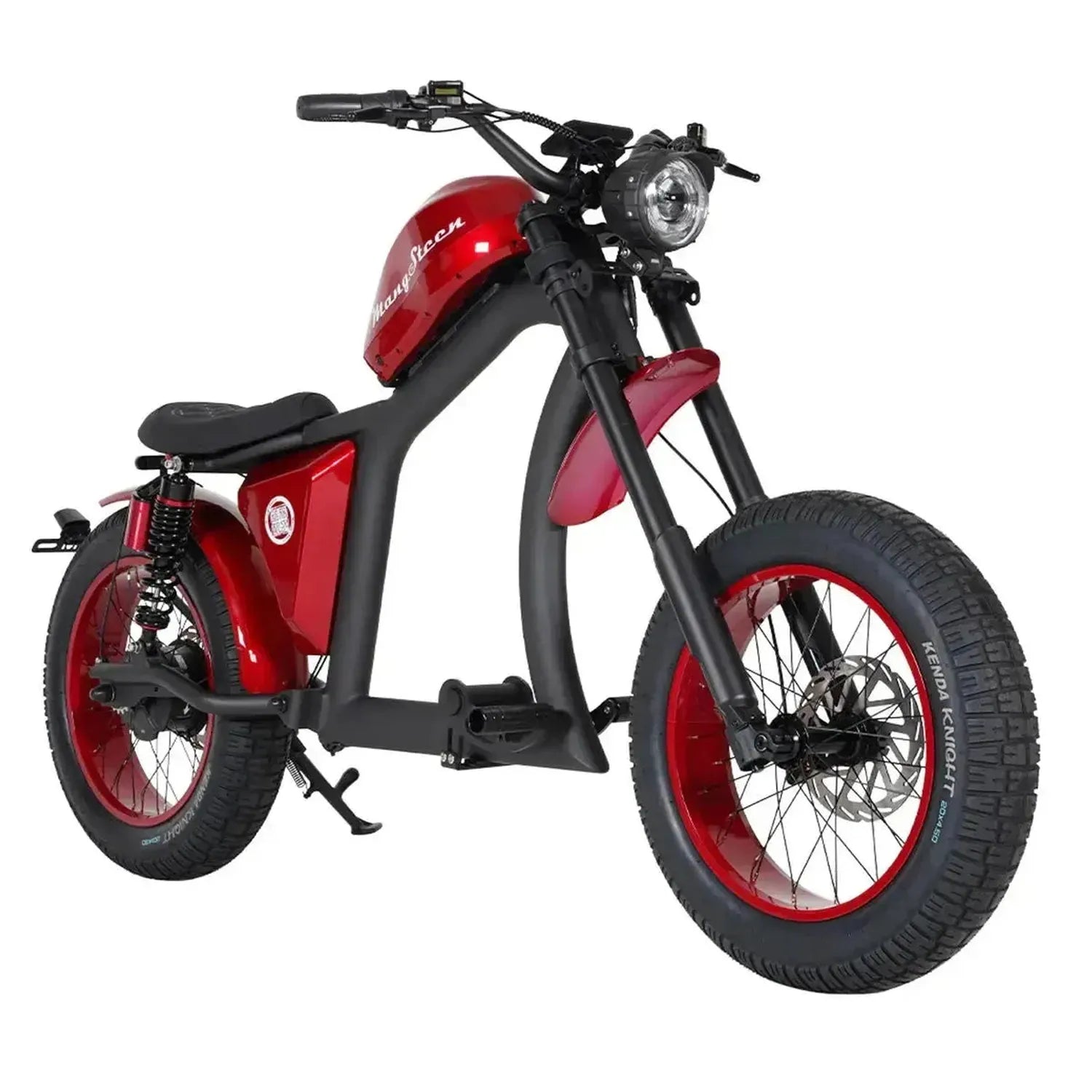 Mangosteen FT02 Electric Bike Chopper Style Long Range Cruiser up to 50 Km/h