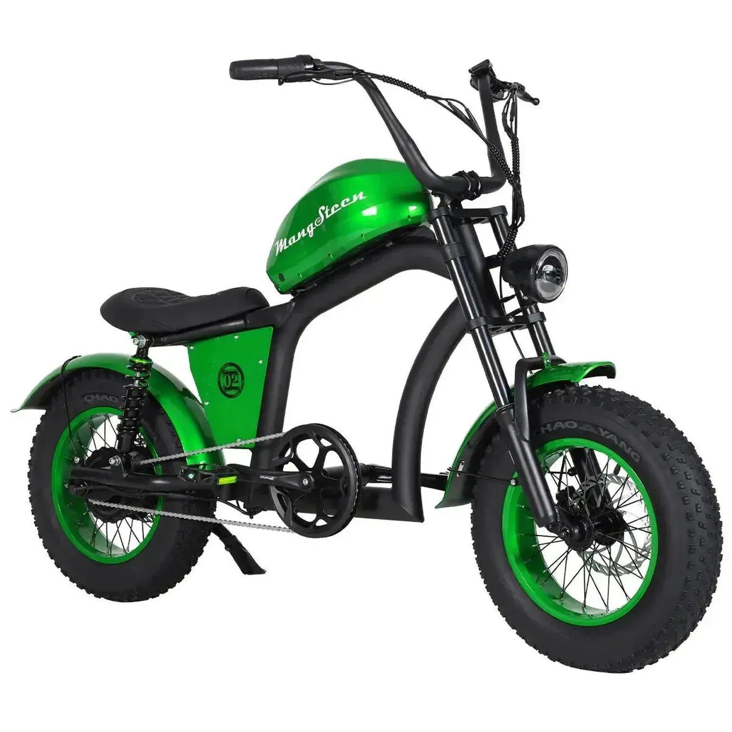 Mangosteen FT02 Mini Electric Bike Fat Tyre Long Range with LCD up to 50 Km/h