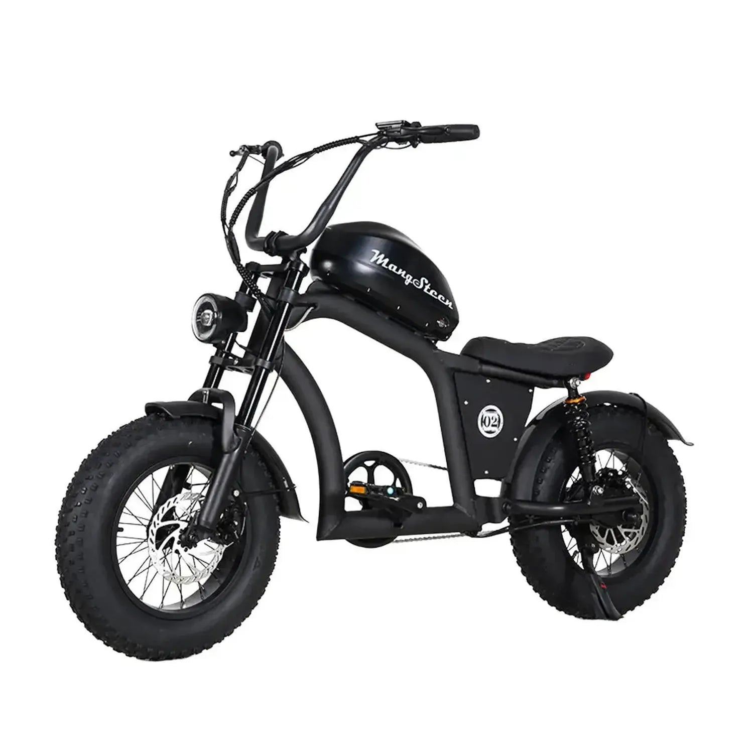 Mangosteen FT02 Mini Electric Bike Fat Tyre Long Range with LCD up to 50 Km/h